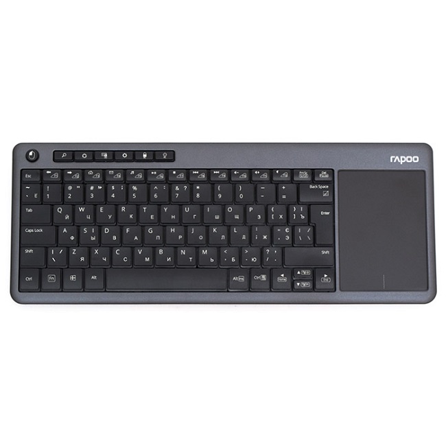 Клавиатура Rapoo K2600 серый USB беспроводная Multimedia Touch - картинка