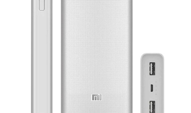 Внешний аккумулятор Xiaomi Power bank 2C 20000 mAh White(7301) - картинка